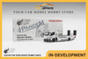 [MICRO TURBO] 1:64 Custom Tow Truck Rocket Bunney White
