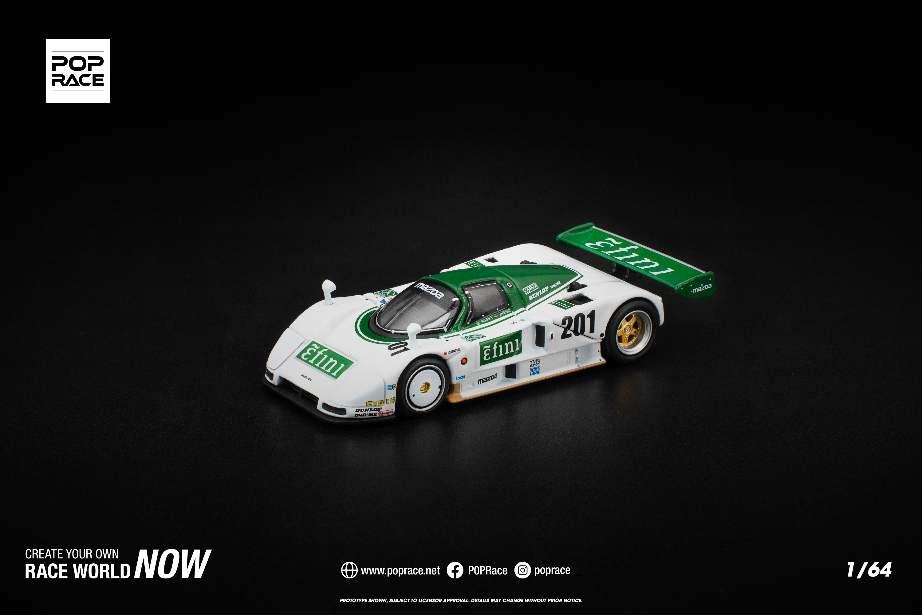 [POP RACE] 1:64 Mazda 787B JSPC 1991