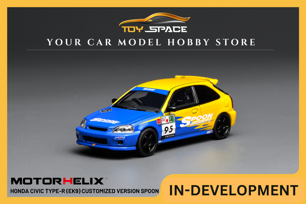 [MOTORHELIX] 1:64 Honda Civic Type-R (EK9) Customized Version Spoon
