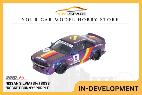 [INNO64] Nissan Silvia (S14) Boss "Rocket Bunny" Purple