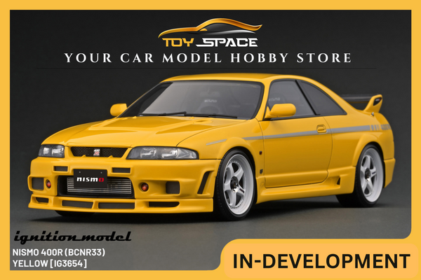 [IGNITION MODEL] 1:18 NISMO 400R (BCNR33) Yellow [IG3658]