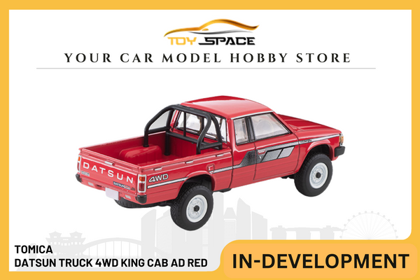 [TOMICA] Datsun Truck 4WD King Cab AD Red