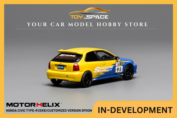[MOTORHELIX] 1:64 Honda Civic Type-R (EK9) Customized Version Spoon