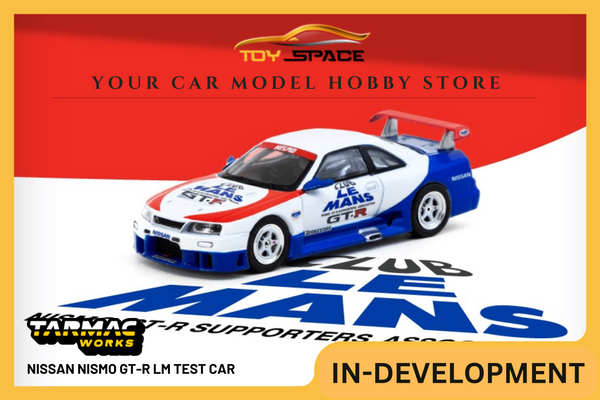 [TARMAC WORKS] 1:64 Nissan Nismo GT-R LM Test Car - HOBBY64