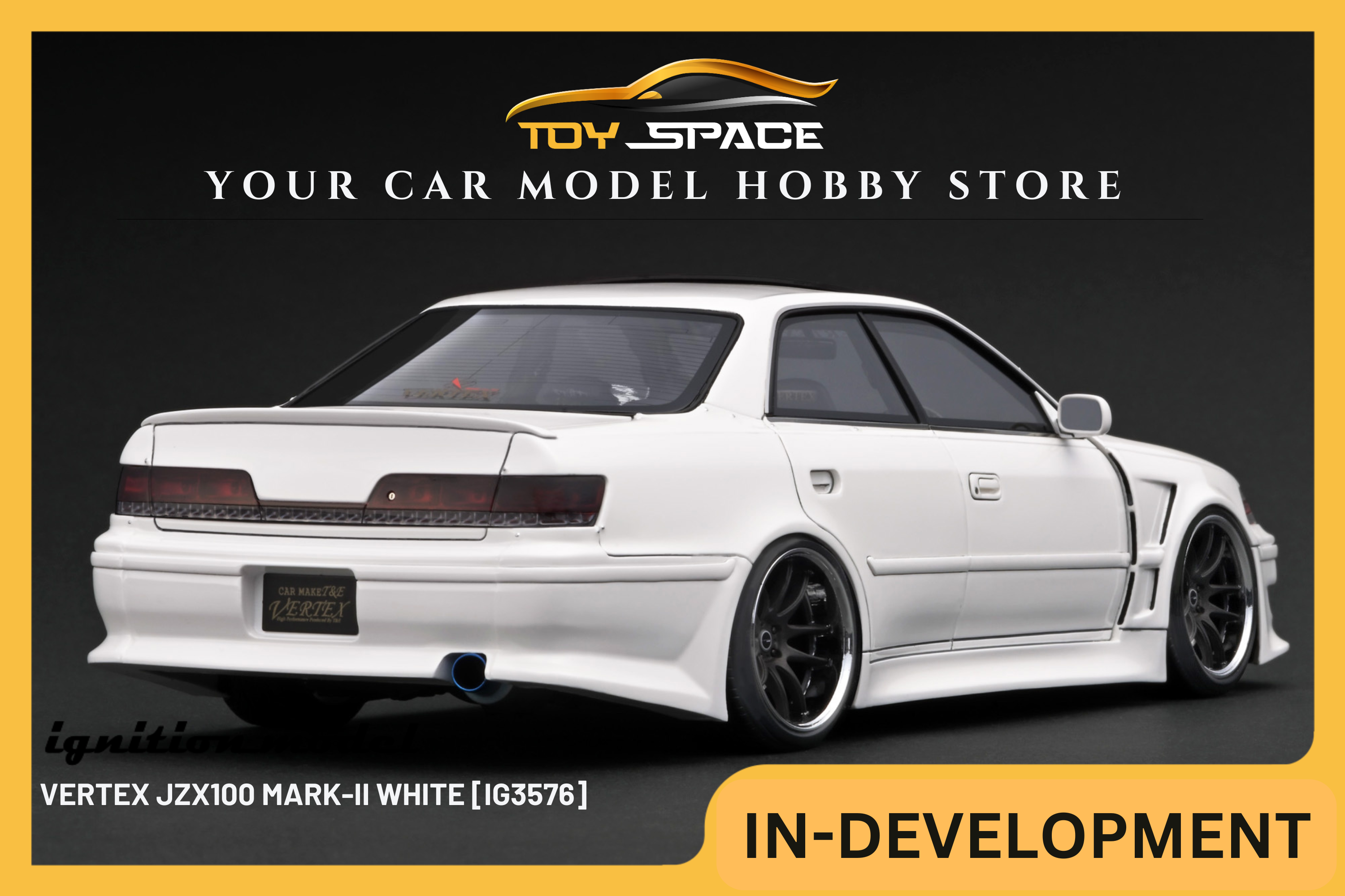 [IGNITION MODEL] 1:18 VERTEX JZX100 MARK-II White [IG3576]