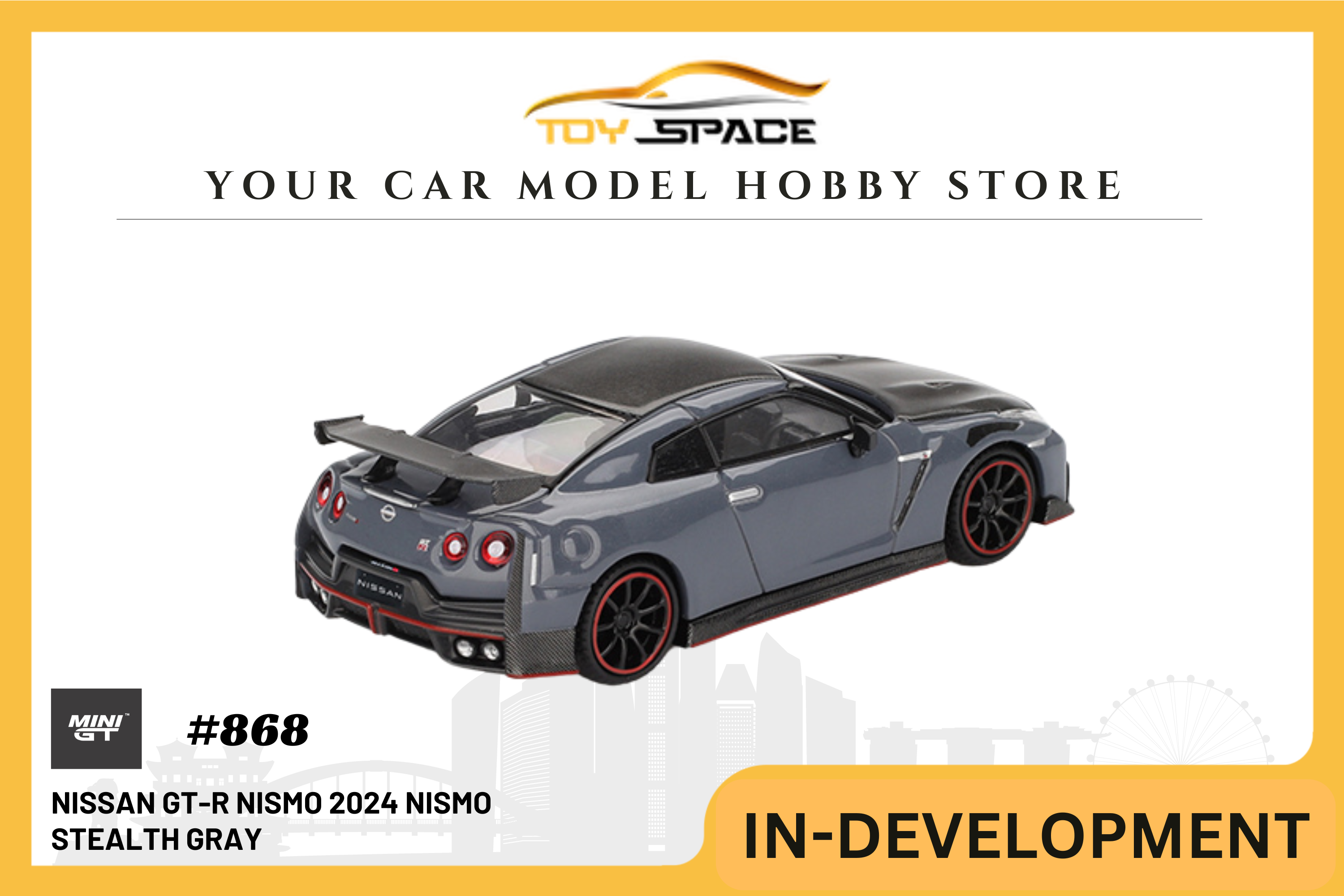 [MINI GT] Nissan GT-R Nismo 2024 NISMO Stealth Gray