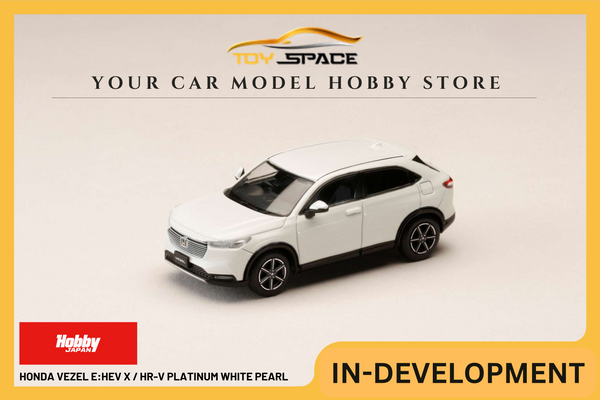 [HOBBY JAPAN] 1:64 Honda Vezel e:HEV X / HR-V Platinum White Pearl