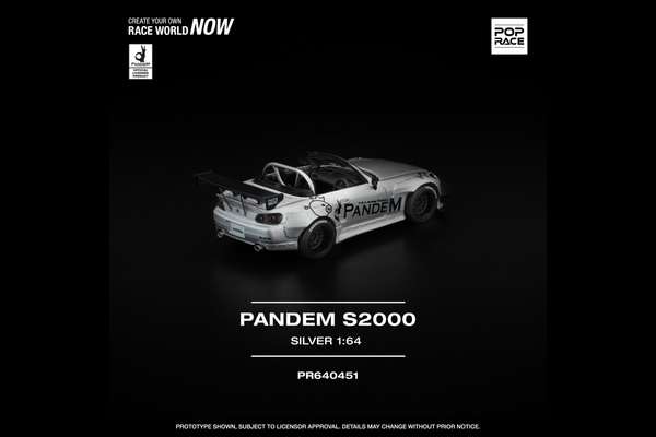 [POP RACE] 1:64 Pandem S2000 Silver