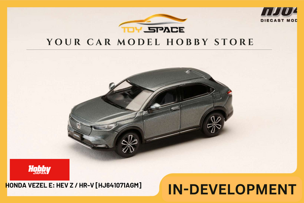 [HOBBY JAPAN] 1:64 Honda Vezel e: HEV Z / HR-V - Meteoroid Gray Metallic