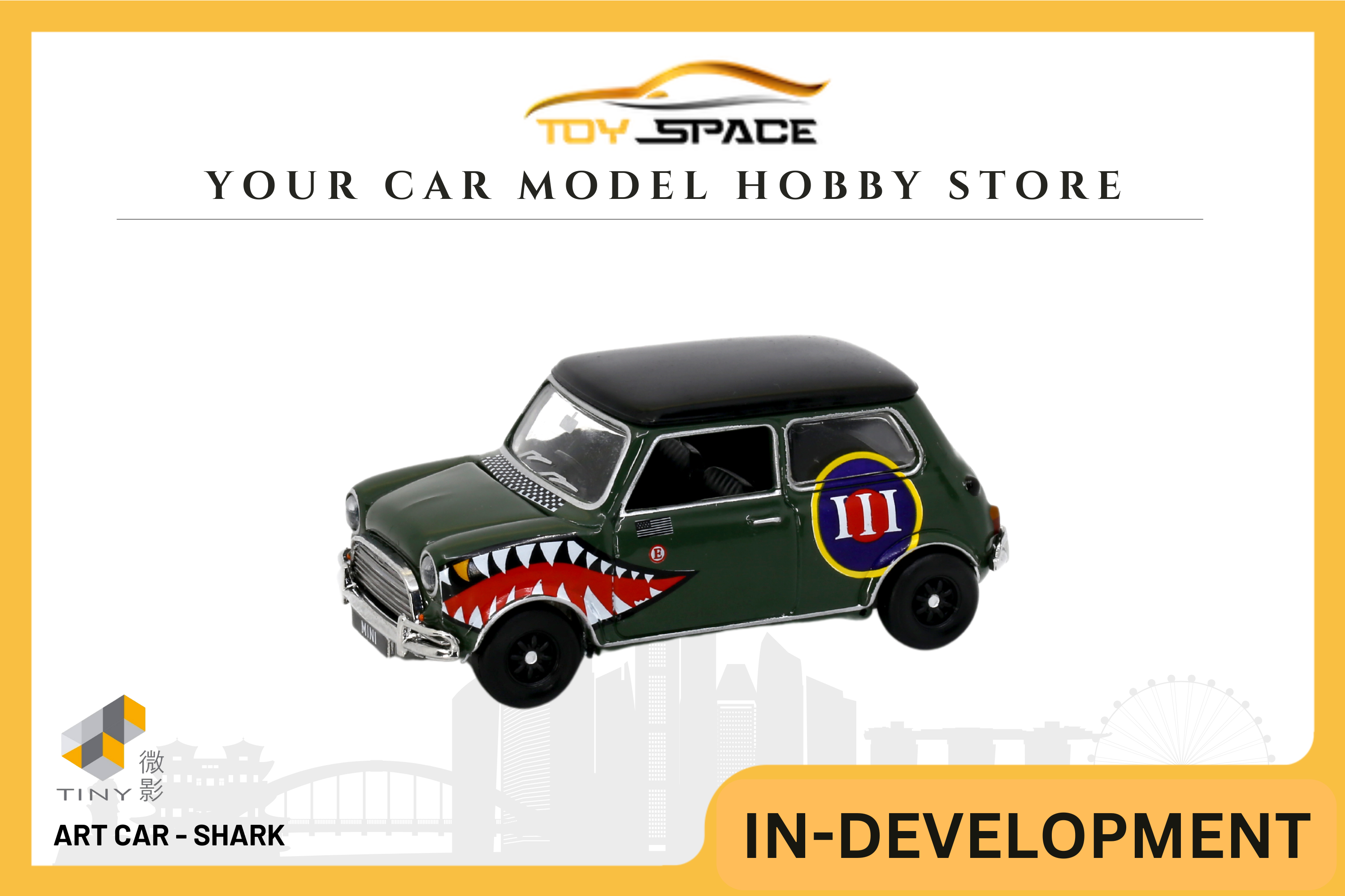 [TINY] 1:64 Art Car - Shark