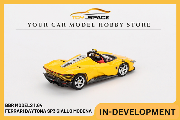 [BBR MODELS] 1:64 Ferrari Daytona SP3 Giallo Modena