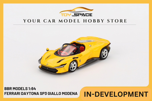 [BBR MODELS] 1:64 Ferrari Daytona SP3 Giallo Modena