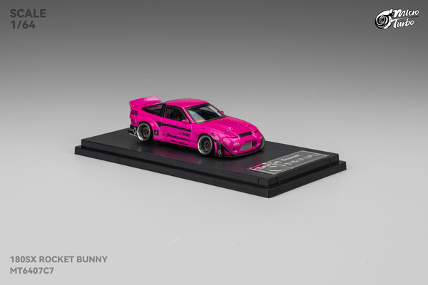 [MICRO TURBO] 1:64 180SX Rocket Bunny Rose Red
