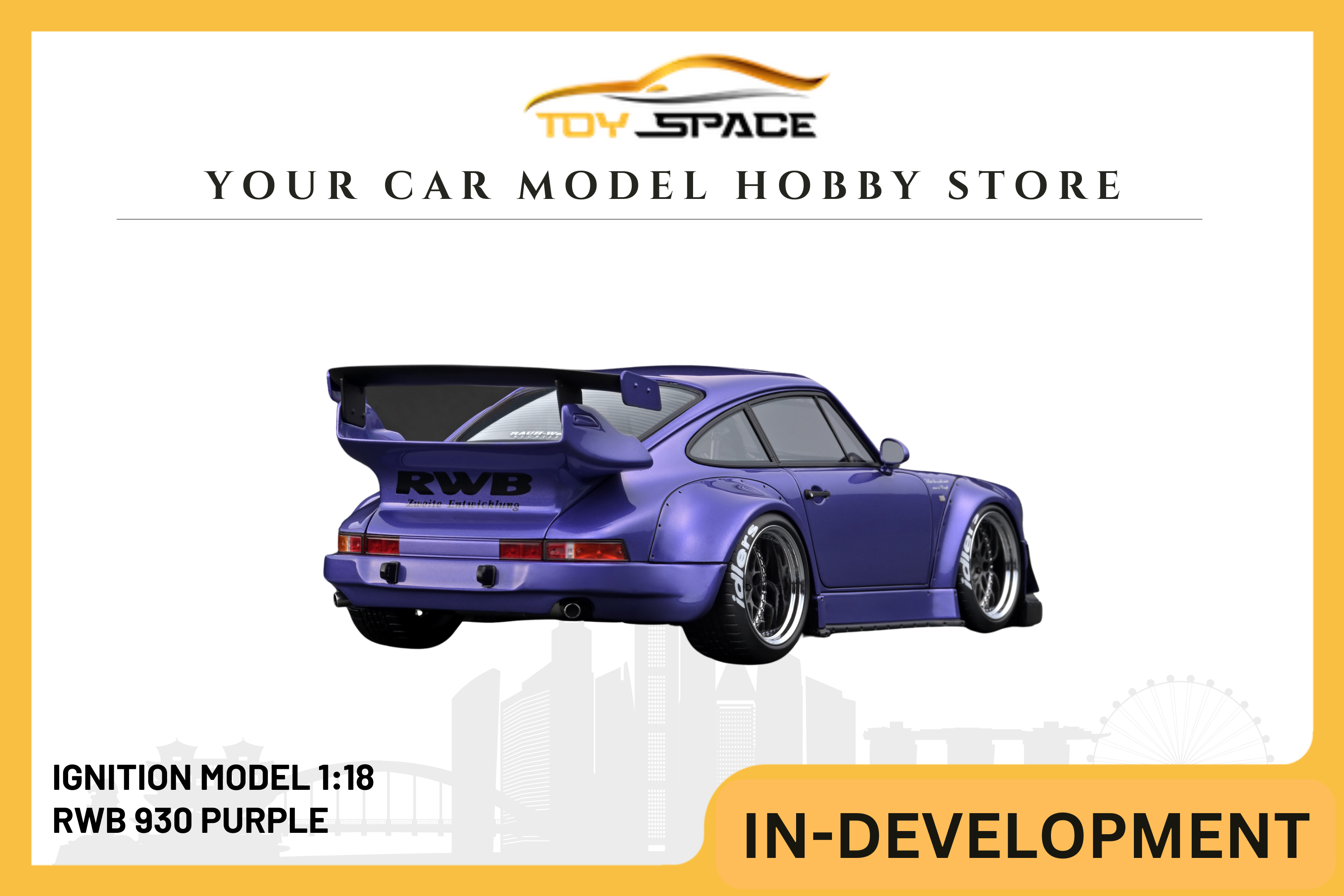 [IGNITION MODEL] 1:18 RWB 930 Purple [IG3619]