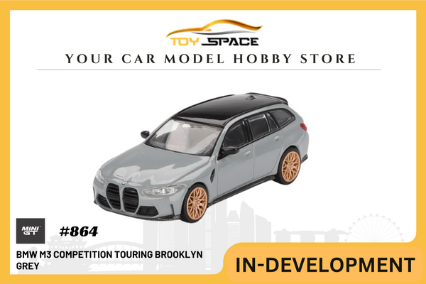 [MINI GT] BMW M3 Competition Touring Brooklyn Grey