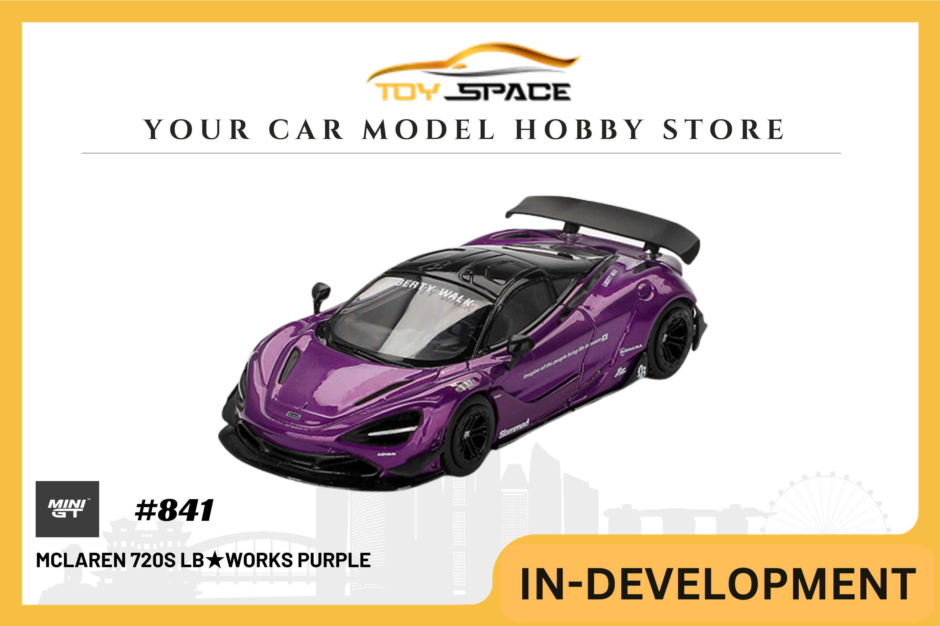 [MINI GT] McLaren 720S LB★Works Purple