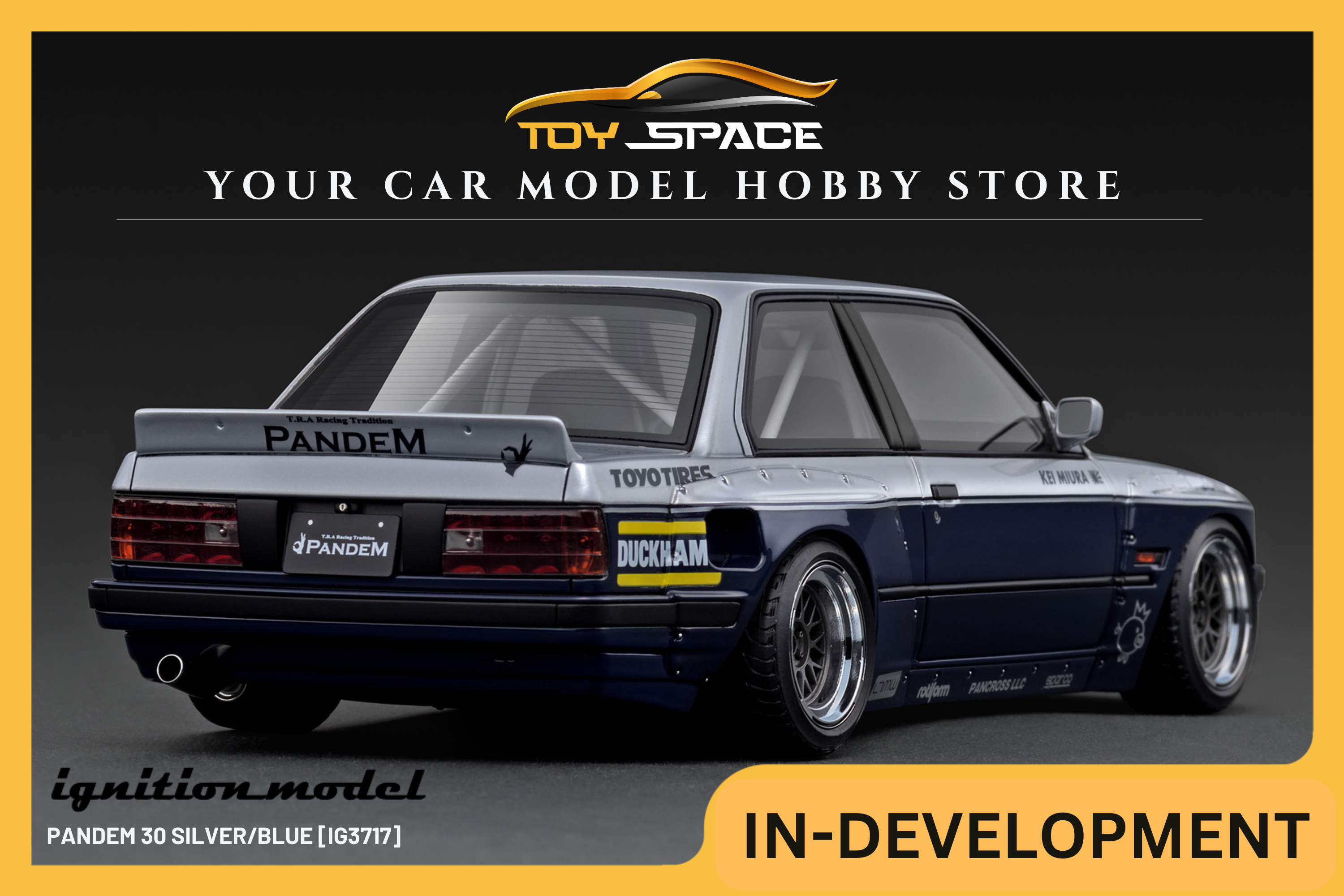 [IGNITION MODEL] 1:18 PANDEM 30 Silver/Blue [IG3717]