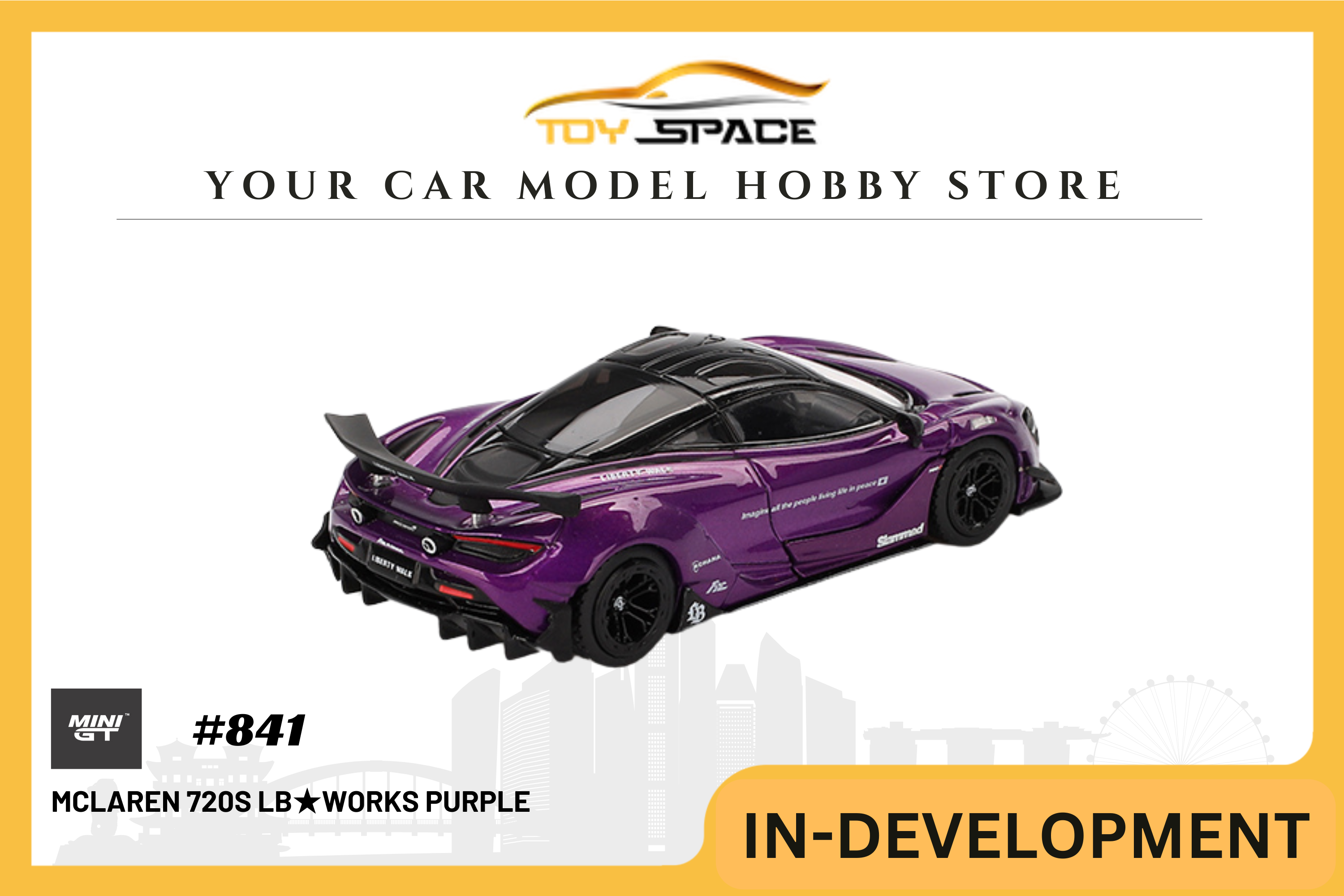 [MINI GT] McLaren 720S LB★Works Purple