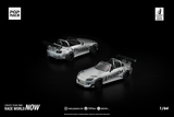 [POP RACE] 1:64 Pandem S2000 Silver - Toy Space Diecast Online Store Singapore