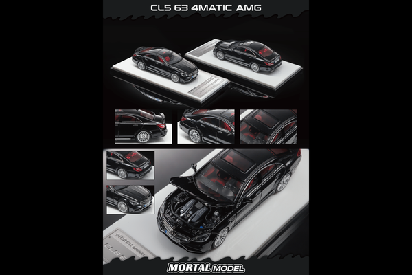 [MORTAL] 1:64 Benz CLS63 4Matic AMG Metallic Black