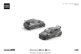 [POP RACE] 1:64 Pandem GR Yaris Dark Chrome - Toy Space Diecast Online Store Singapore