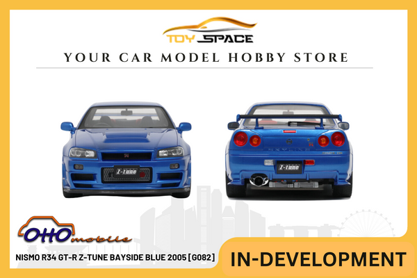 [OTTOMOBILE] 1:12 Nismo R34 GT-R Z-Tune Bayside Blue 2005 [G082]