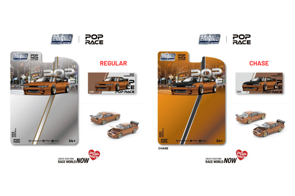 [POP RACE] 1:64 Pandem S13 Brown Chrome