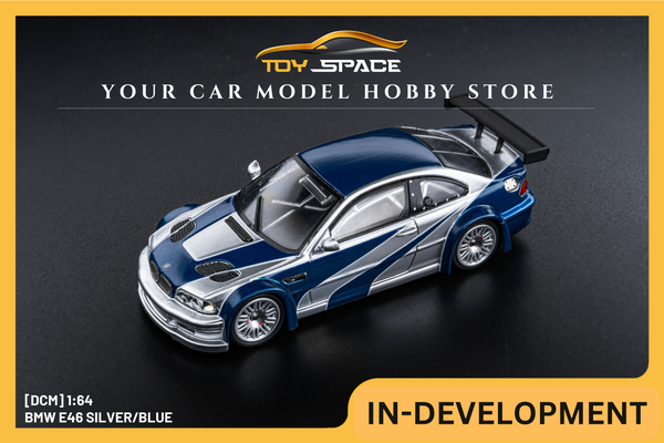 [DCM] 1:64 BMW E46 Silver/Blue NFS