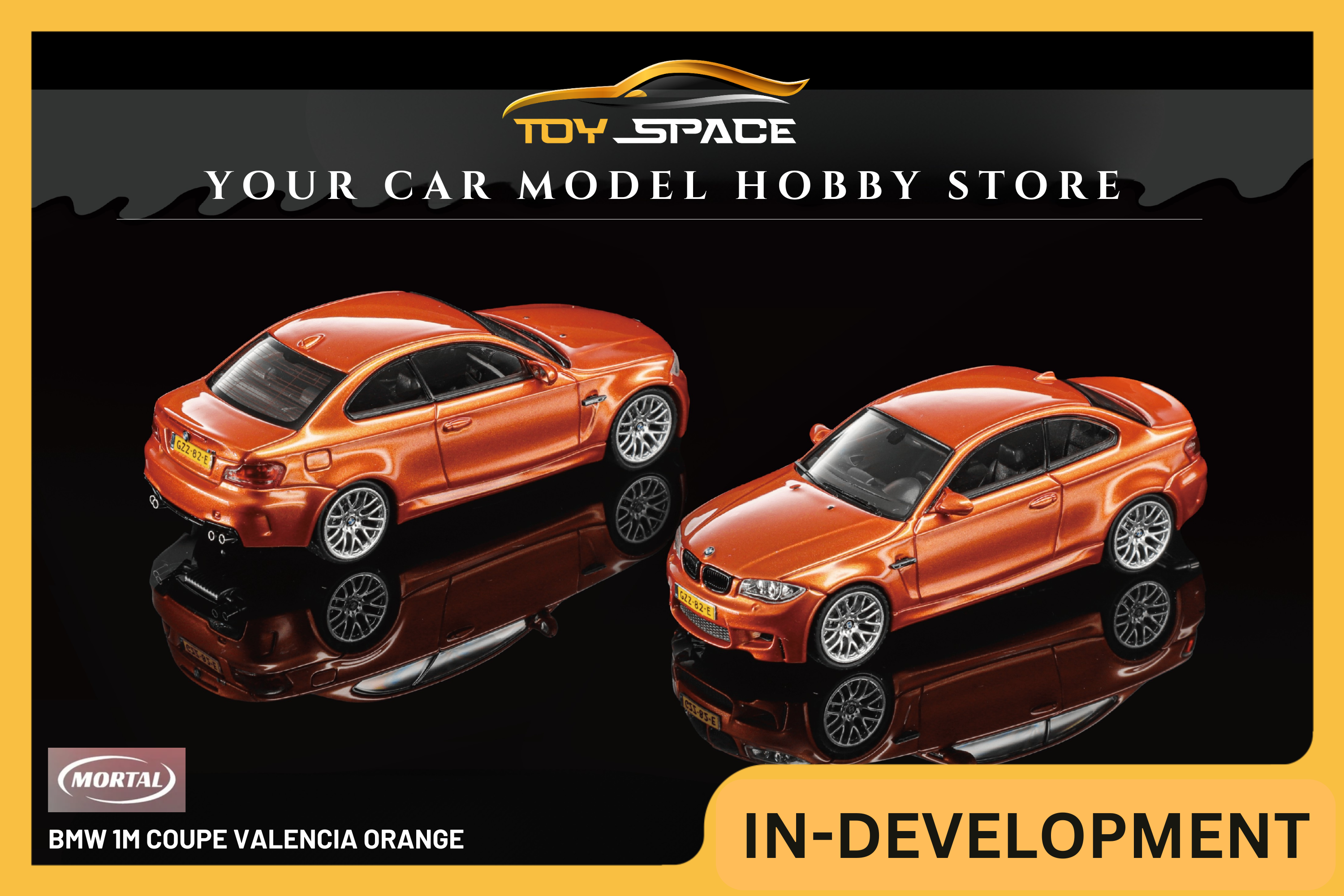 [MORTAL] 1:64 BMW 1M Coupe Valencia Orange