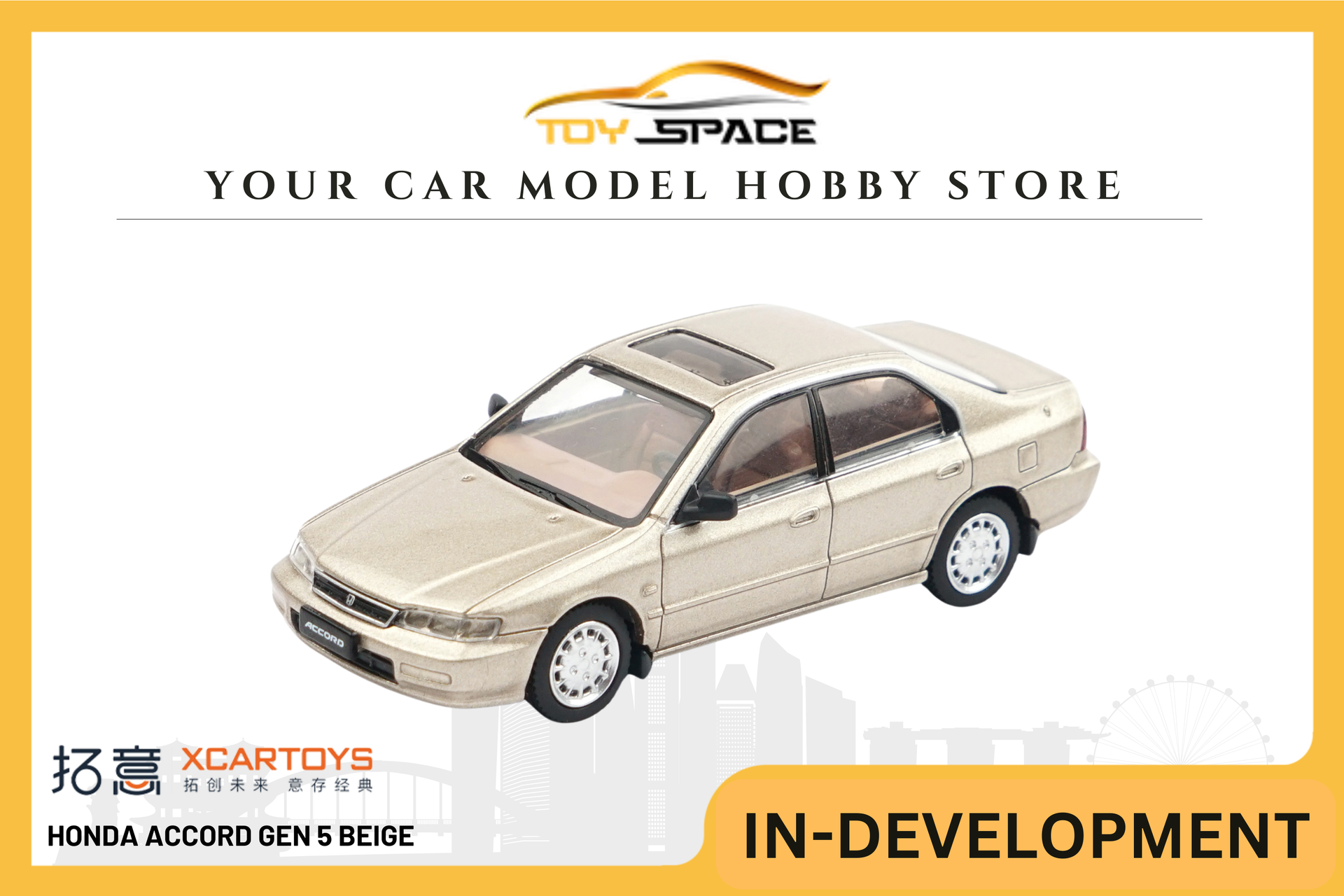 XCARTOYS] 1:64 Honda Accord Gen 5 Beige