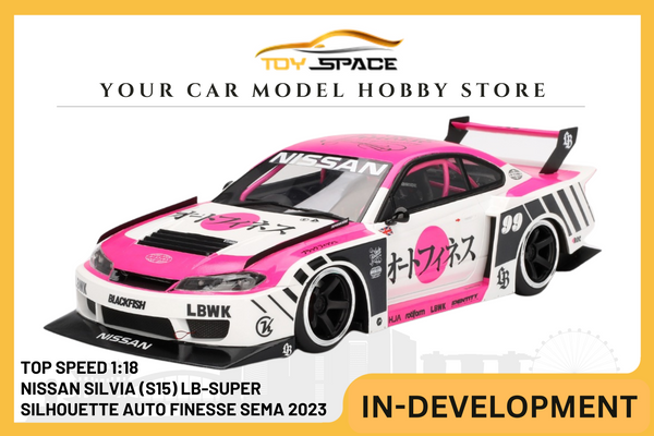 [TOP SPEED] 1:18 Nissan Silvia (S15) LB-Super Silhouette Auto Finesse Sema 2023