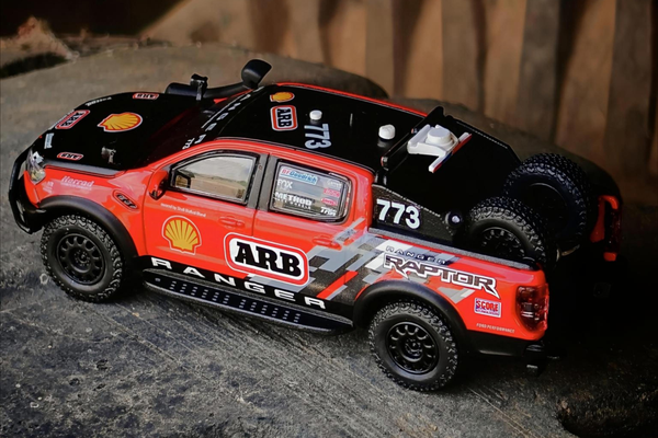 [MK MINIATURES] 1:64 Ford Ranger Raptor 2024 Baja Racing Livery