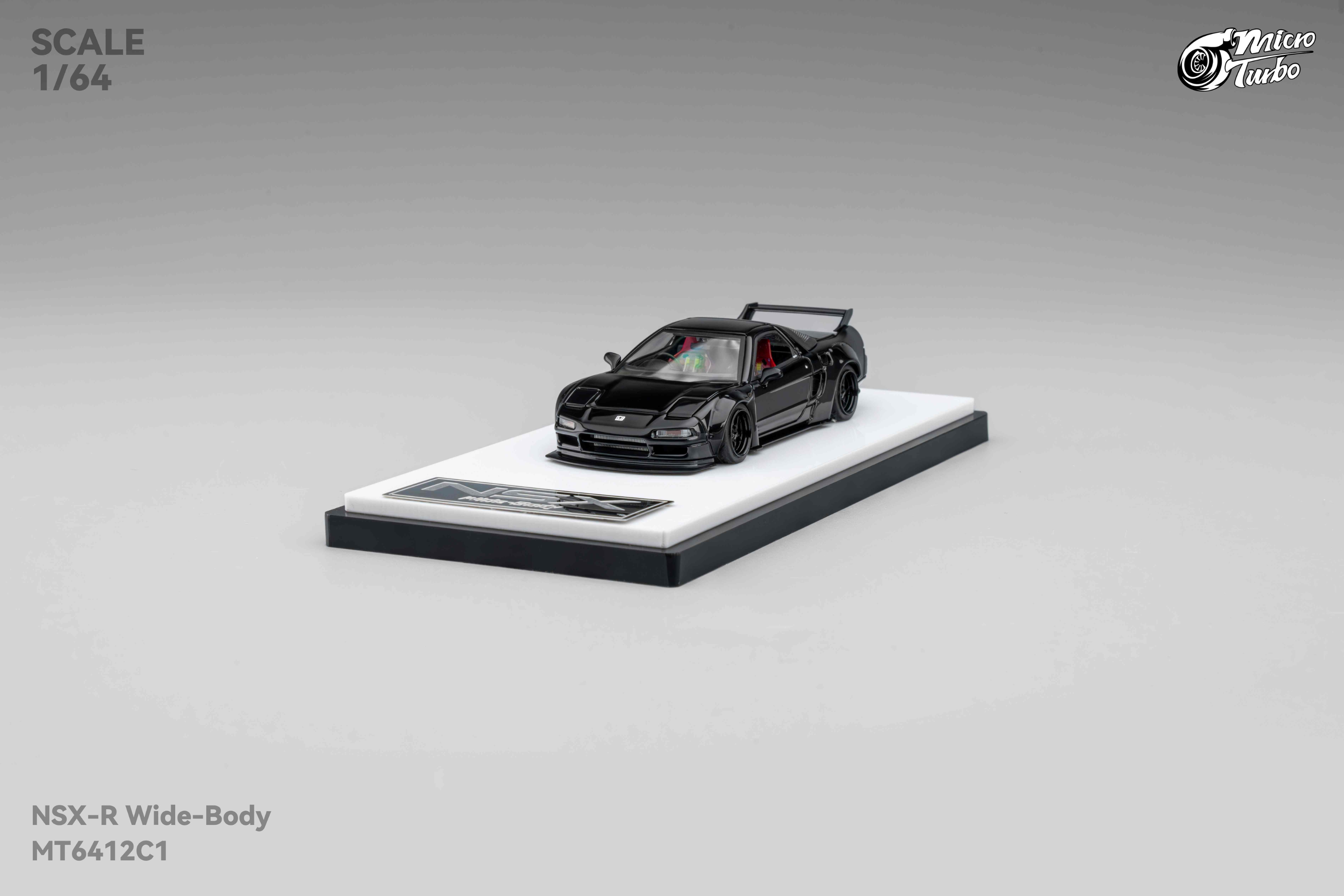 [MICRO TURBO] 1:64 NSX-R Widebody Metallic Black