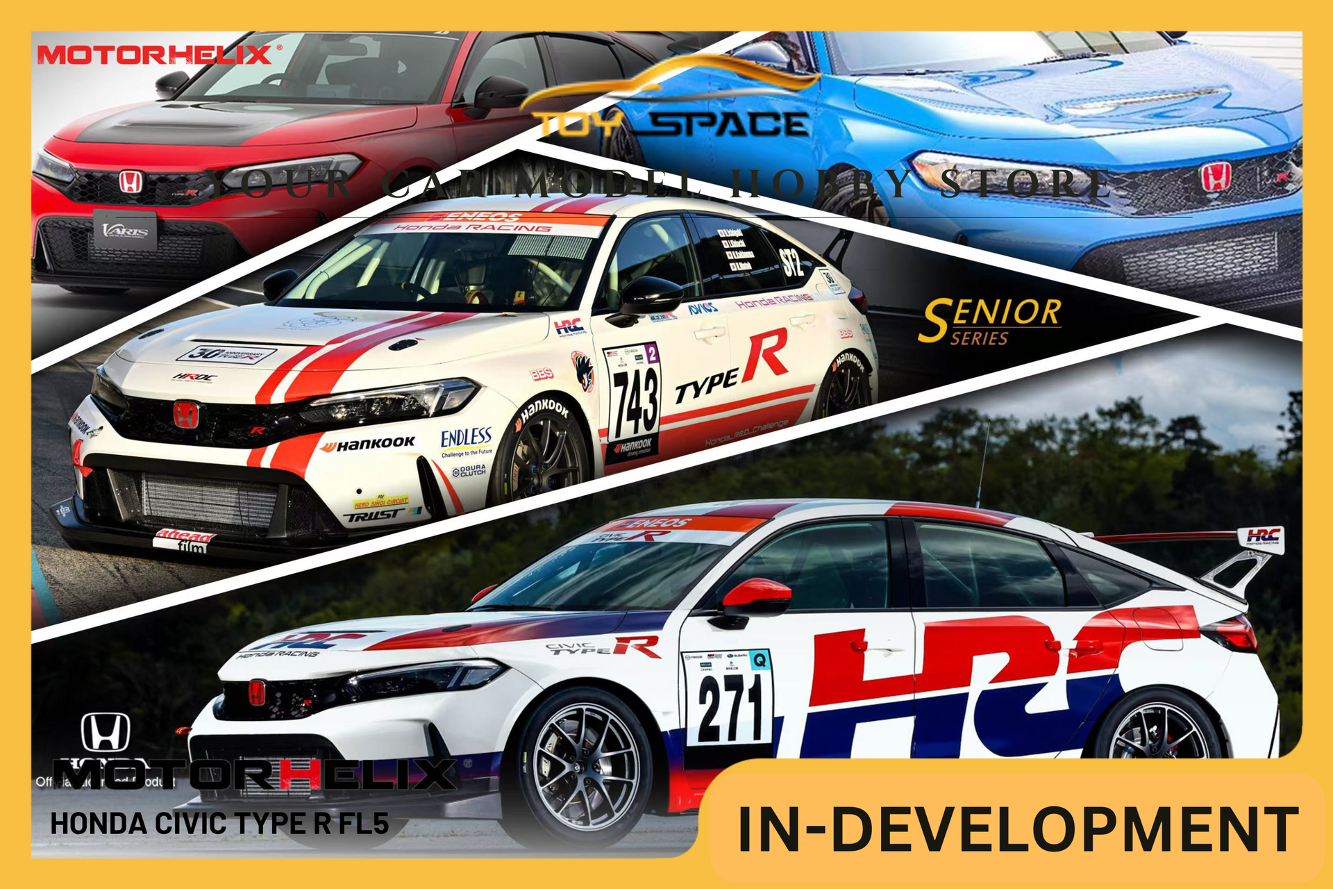ポンタ MOTORHELIX] 1:64 Honda Civic Type R FL5