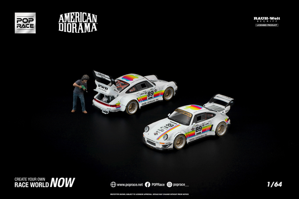 [POP RACE] 1:64 RWB 930 Apple With Figure