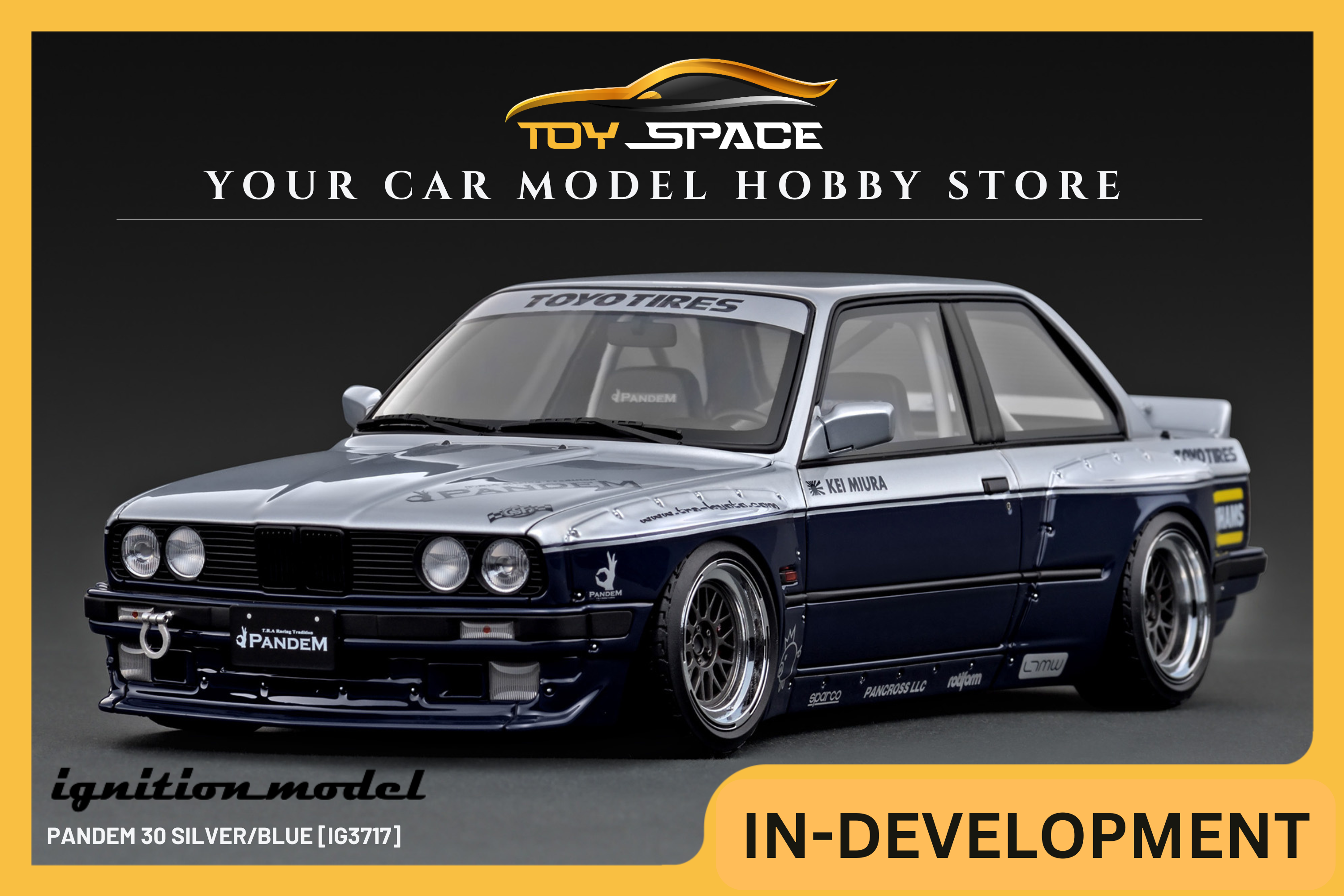 [IGNITION MODEL] 1:18 PANDEM 30 Silver/Blue [IG3717]