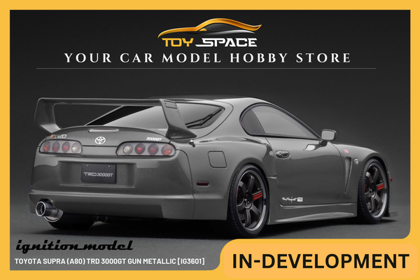 [IGNITION MODEL] 1:18 Toyota Supra (A80) TRD 3000GT Gun Metallic [IG3601]
