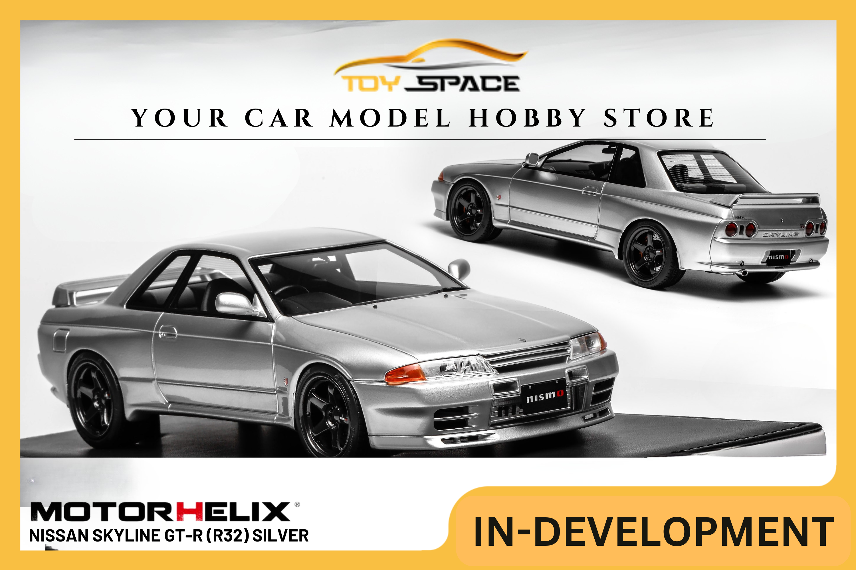 [MOTORHELIX] 1:18 Nissan Skyline GT-R (R32) Silver