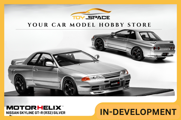 [MOTORHELIX] 1:18 Nissan Skyline GT-R (R32) Silver
