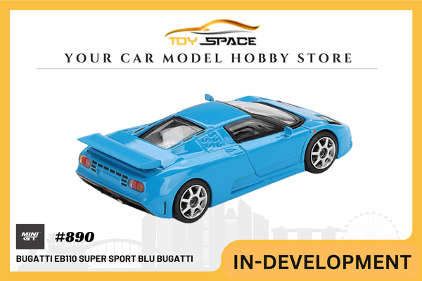 [MINI GT] Bugatti EB110 Super Sport Blu Bugatti