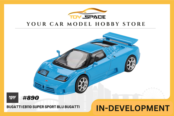 [MINI GT] Bugatti EB110 Super Sport Blu Bugatti