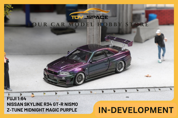 [FUJI] 1:64 Nissan Skyline R34 GT-R Nismo Z-Tune Midnight Magic Purple