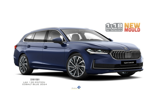 [SOLIDO] 1:18 Skoda Superb Combi L&K 130 Edition Cobalt Blue 2024