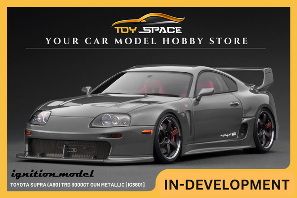 [IGNITION MODEL] 1:18 Toyota Supra (A80) TRD 3000GT Gun Metallic [IG3601]