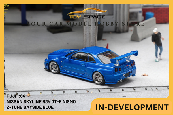 [FUJI] 1:64 Nissan Skyline R34 GT-R Nismo Z-Tune Bayside Blue