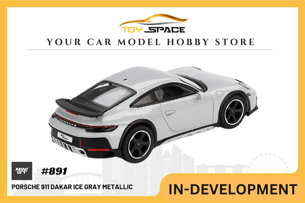 [MINI GT] Porsche 911 Dakar Ice Gray Metallic