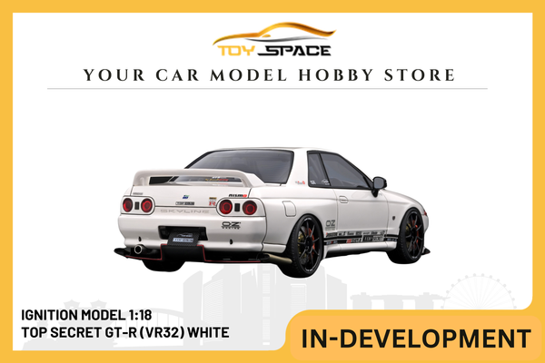 [IGNITION MODEL] 1:18 Top Secret GT-R (VR32) White [IG3520]