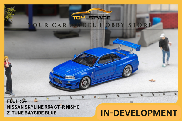 [FUJI] 1:64 Nissan Skyline R34 GT-R Nismo Z-Tune Bayside Blue