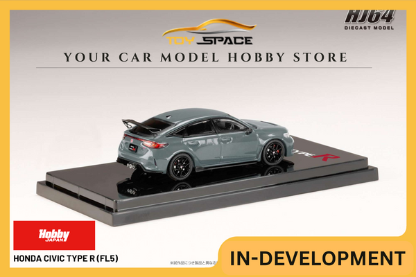 [HOBBY JAPAN] 1:64 Honda Civic Type R (FL5) Sonic Gray Pearl