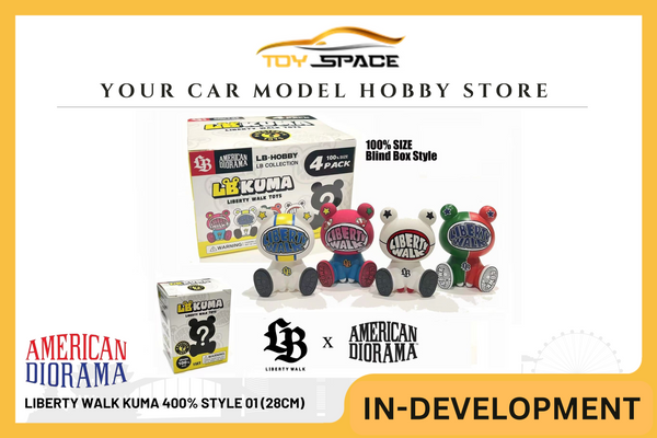 [AMERICAN DIORAMA] 1:64 Liberty Walk Kuma 100% Blind Box Style (7cm) *LBWK Licensed Product